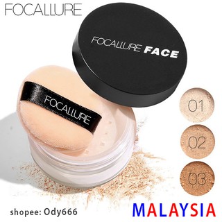 Ready Stock 🇲🇾 Loose Setting Powder FOCALLURE Face Makeup Bedak Tabur Waterproof Malaysia