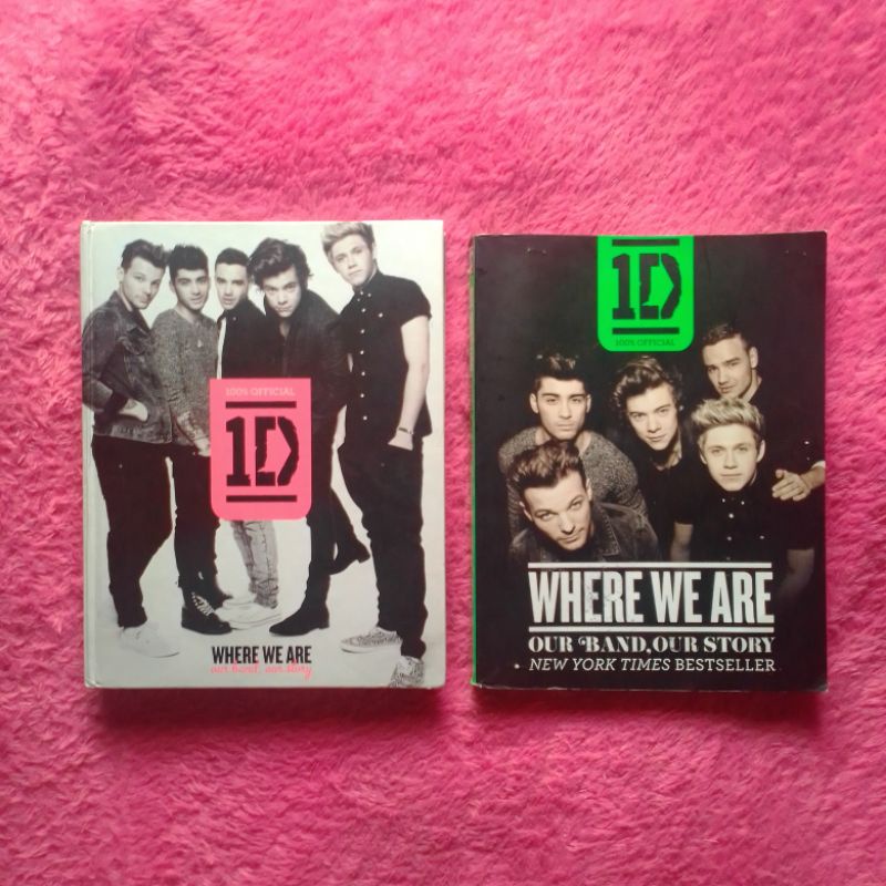 One DIRECT 1D - WHERE WE ARE OFFICIAL BOOK [PRELOVED] CD ALBUM HARRY STYLES ZAYN MALIK LIAM PAYNE NIALL HORAN LOUIS TOMLINSON IMPORTED PRELOVED SECOND USED ORIGINAL MERCHANDISE BOOK MAJALAH MAGAZINE