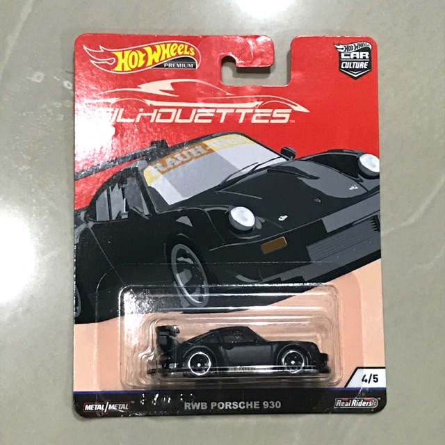 hot wheels porsche silhouette