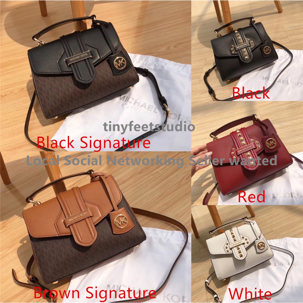 michael kors top handle bags