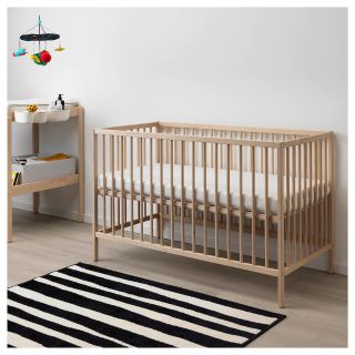  IKEA  Baby  Cot Baby  Crib Bedside Cot 60x120 cm SNIGLAR 