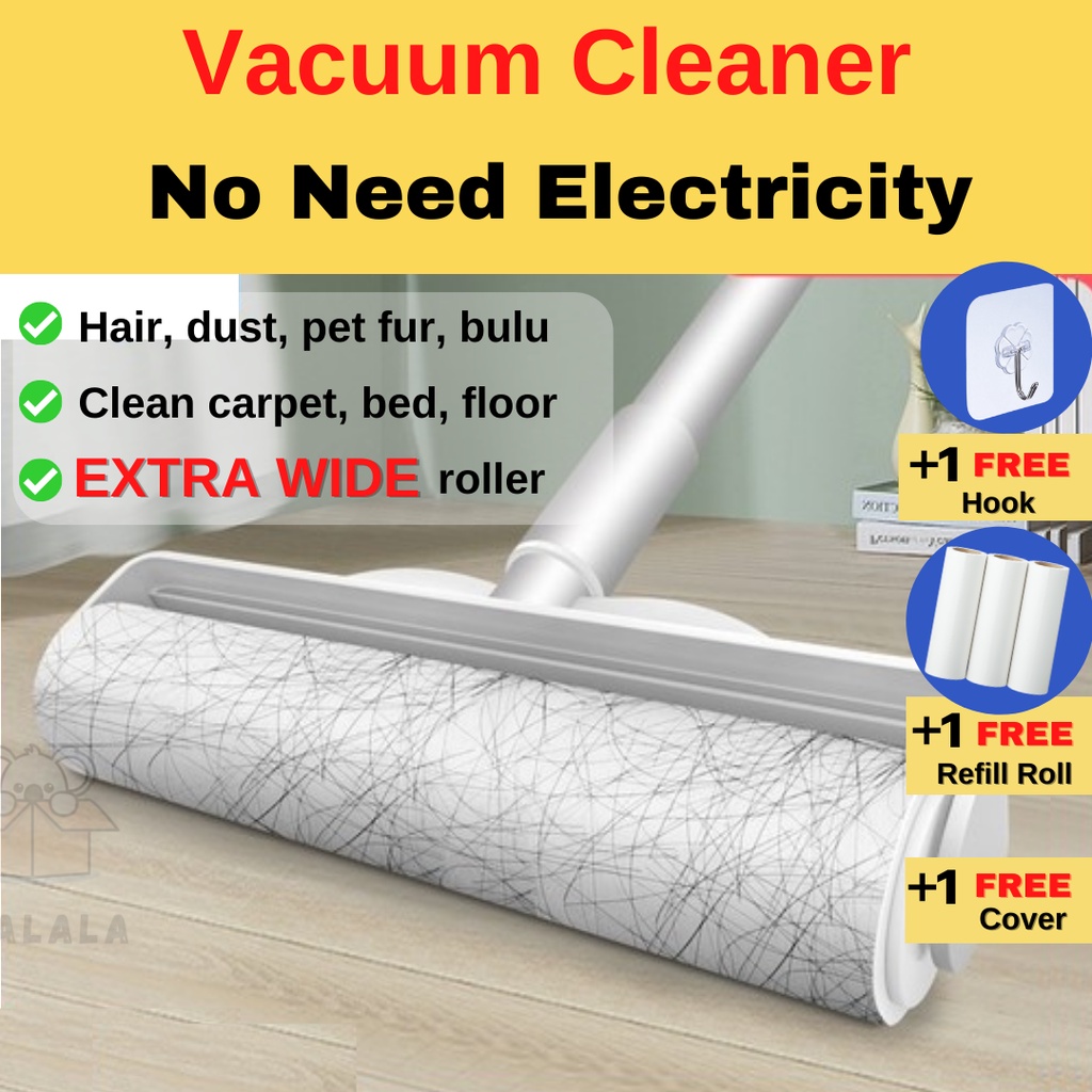 Sticky Lint Roller Detachable Dust Hair Pet Fur Remover Bulu Baju Cover