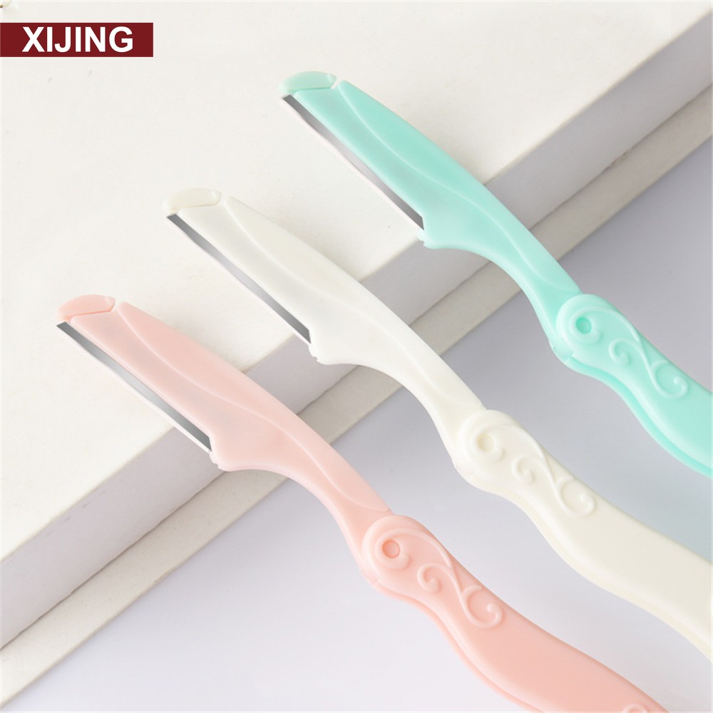 XJ3pcs Folding Eyebrow Shaving Knife for Ladies Eyebrow Shaving Knife