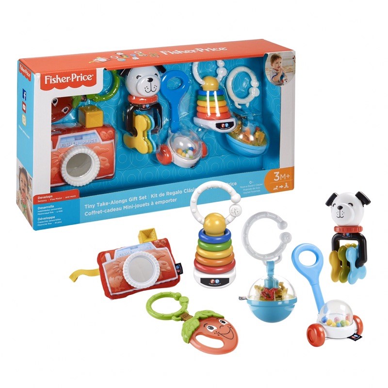 Fisher Price NewBorn Classics Gift Set Tiny TakeAlongs Gift Set Shopee Malaysia