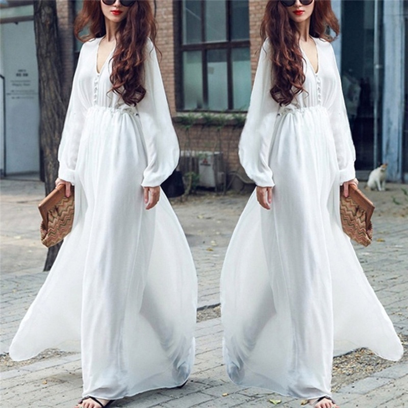 white dress for beach