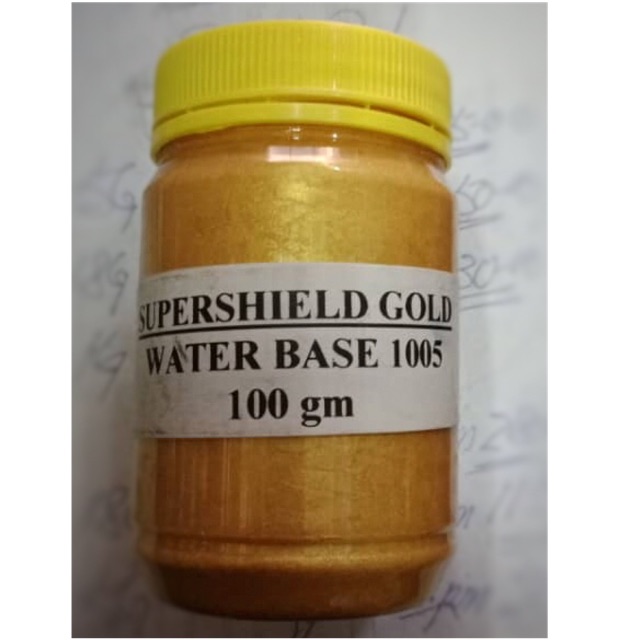 Water Based Gold Paint Cat  Warna  Emas  100g Shopee Malaysia