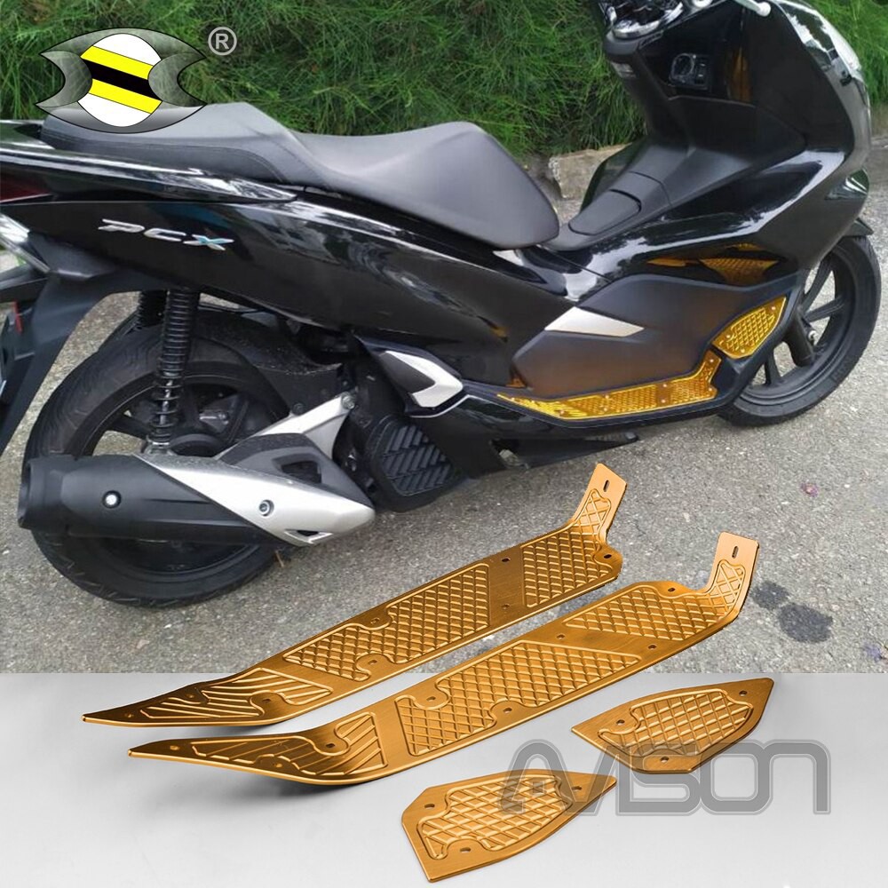 Scooter For Honda Pcx 150 Pcx150 18 19 Foot Plates Front Rear Footrest Step Pedals Foot Pegs Footboard Shopee Malaysia