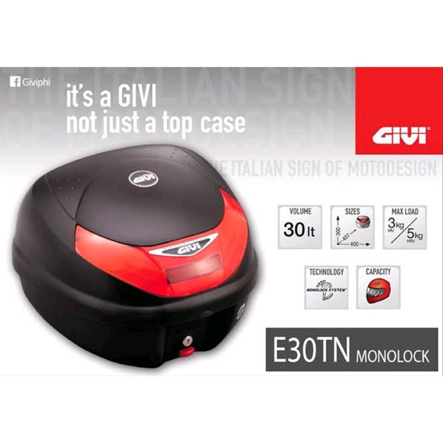 givi box sizes