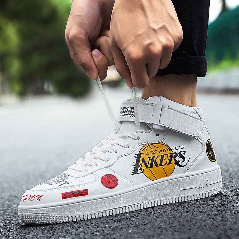 how to lace air force ones high