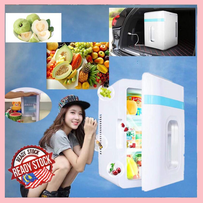 Mini kitchen refrigerator/Mini Fridge 12L car refrigerator mini cold and warm small refrigerator car /cosmetics fridge