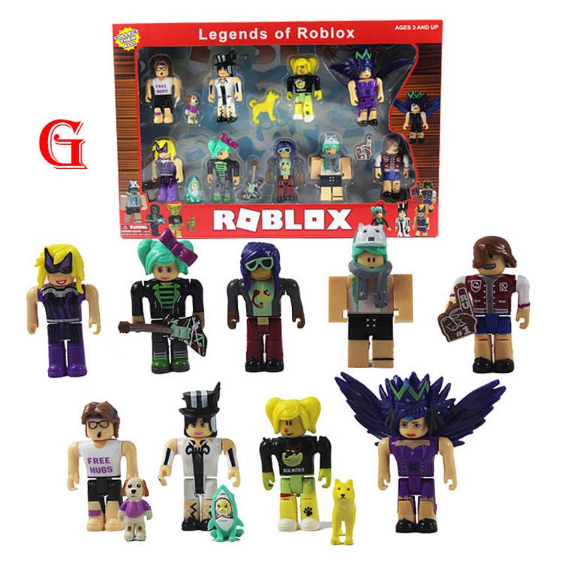 17 Items Legends Of Roblox Mini Action Figures Set Game Toys - 