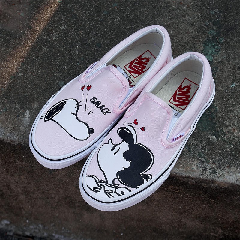 vans x peanuts slip on