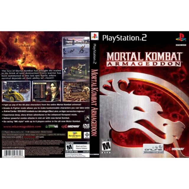 Ps2 Games Collection Mortal Kombat Armagedon Shopee Malaysia 