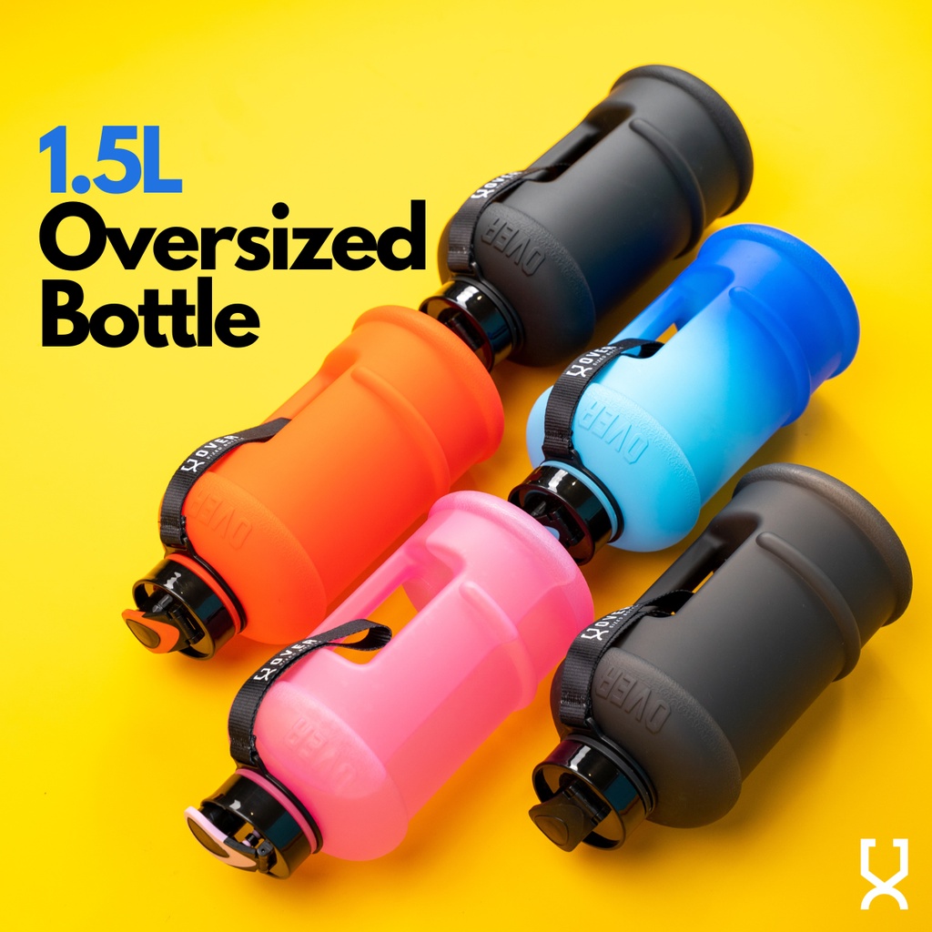 OVER 1.5L Big Water Bottle Large BPA Free Fitness Outdoor Leakproof