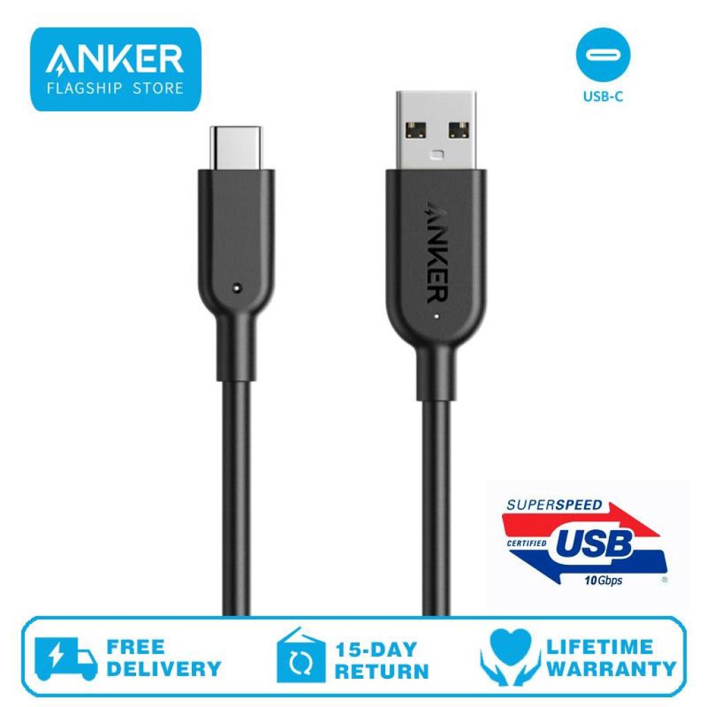 Anker A8465 Powerline II USBC to USB 3.1 Gen2 Cable(3ft), USBIF