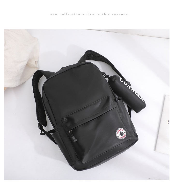 converse leather backpack