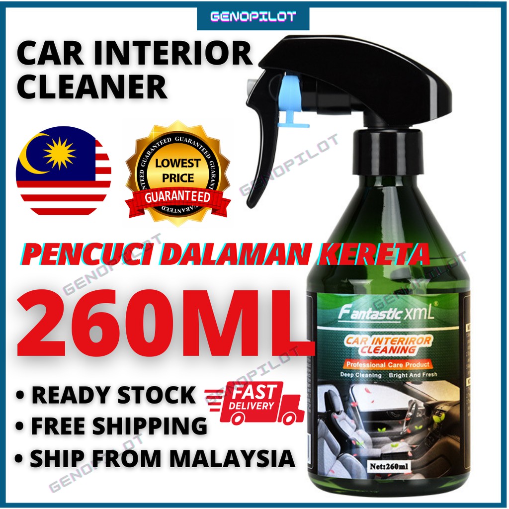 🔥CAR FABRIC INTERIOR CLEANER🔥 260ML Car Cleaning for Seat Dashboard