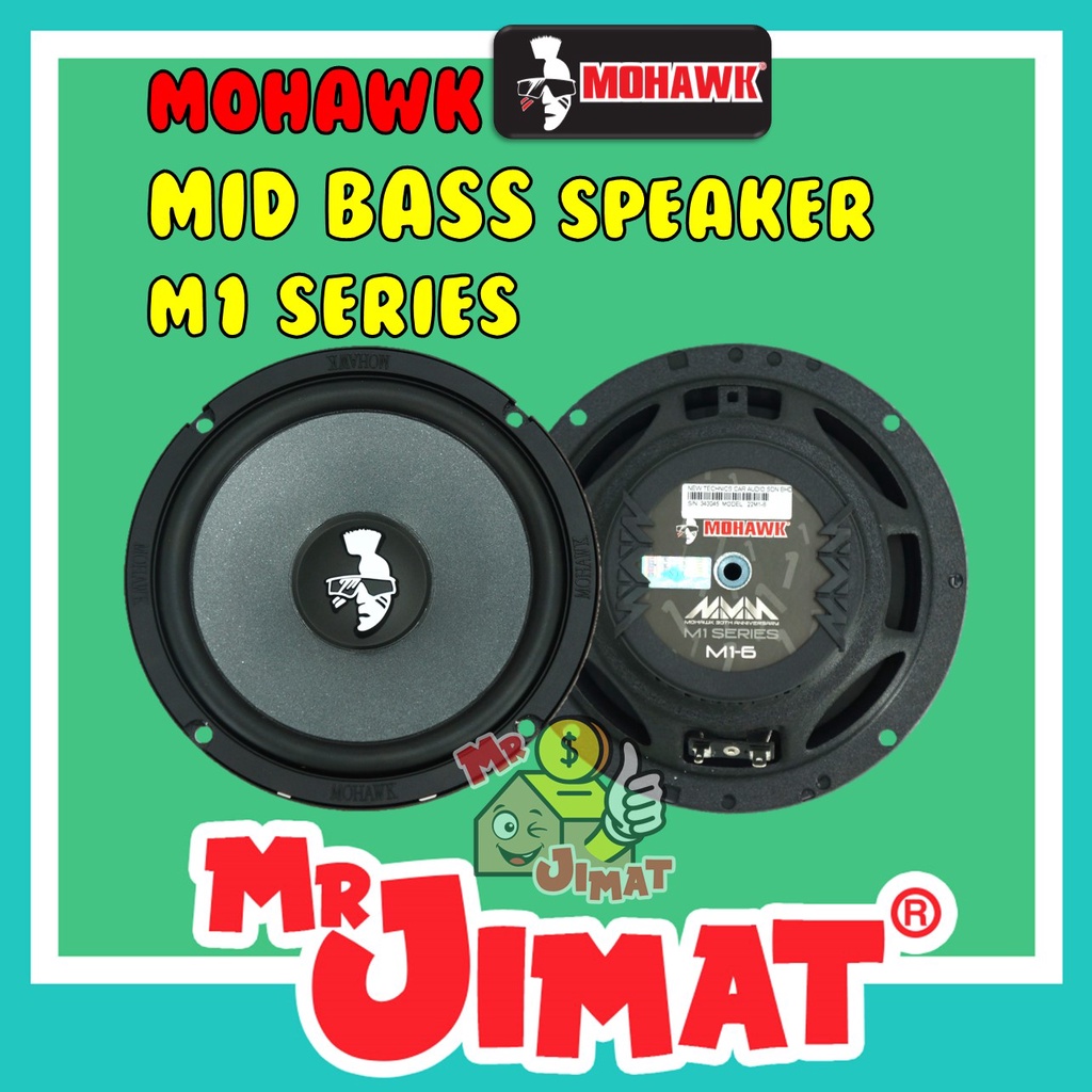 MOHAWK 1SERIES 6.5 INCH BASS MID SPEAKER, 22M16 New 2022 Shopee