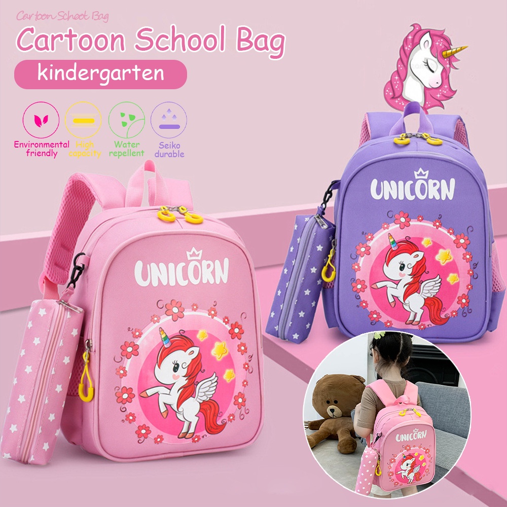 Cartoon Kids School Bag Children High Quality Backpack | Shopee Malaysia