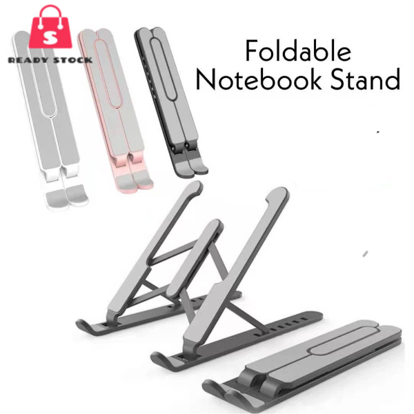 RSS_Adjustable Foldable Laptop Stand Non Slip Holder, Foldable Desktop Holder