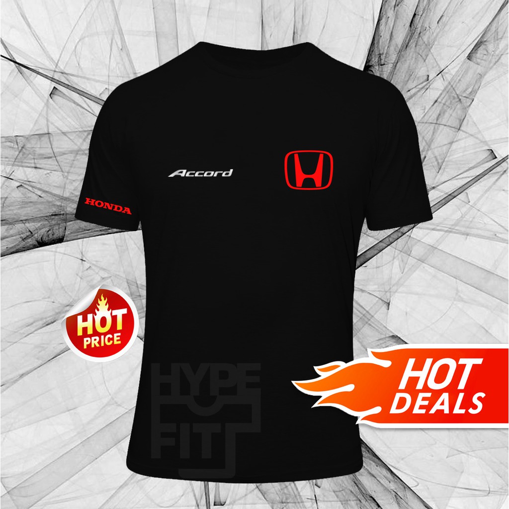 NEW Honda Accord Logo T-Shirt Short Sleeve Ready Stock Size XS, S, M, L ,  XL, 2XL, 3XL, 4XL, 5XL