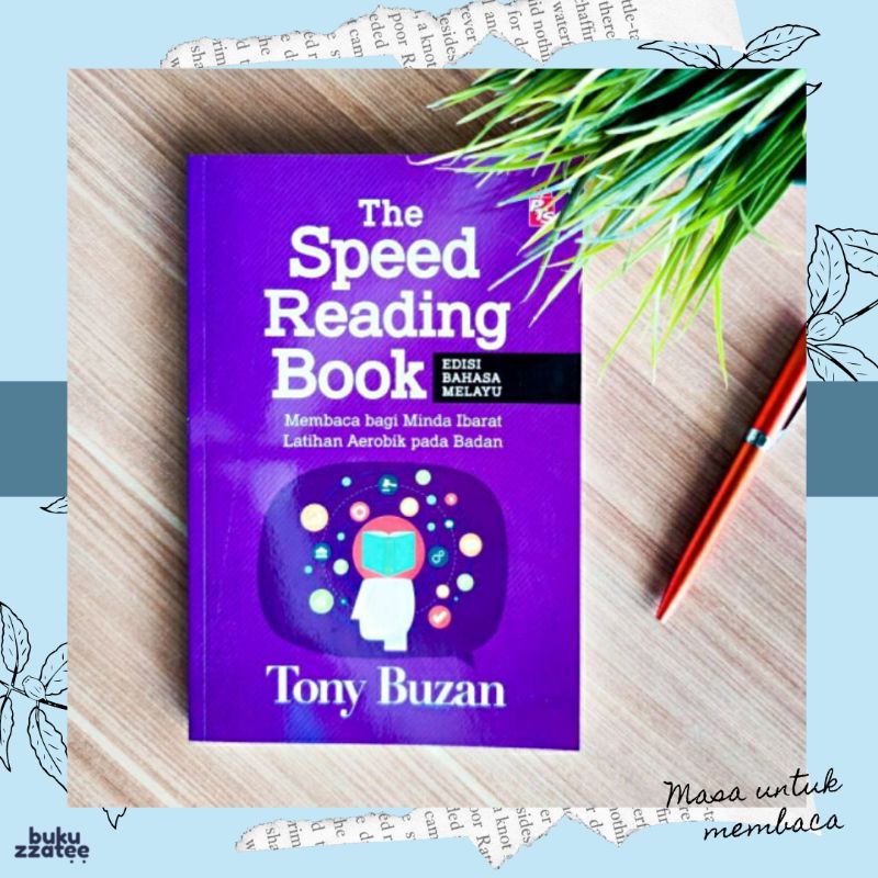 The Speed Reading Book: Edisi Bahasa Melayu | Tony Buzan | Bibliophile | Bookworm | International Award | Bukuzzatee