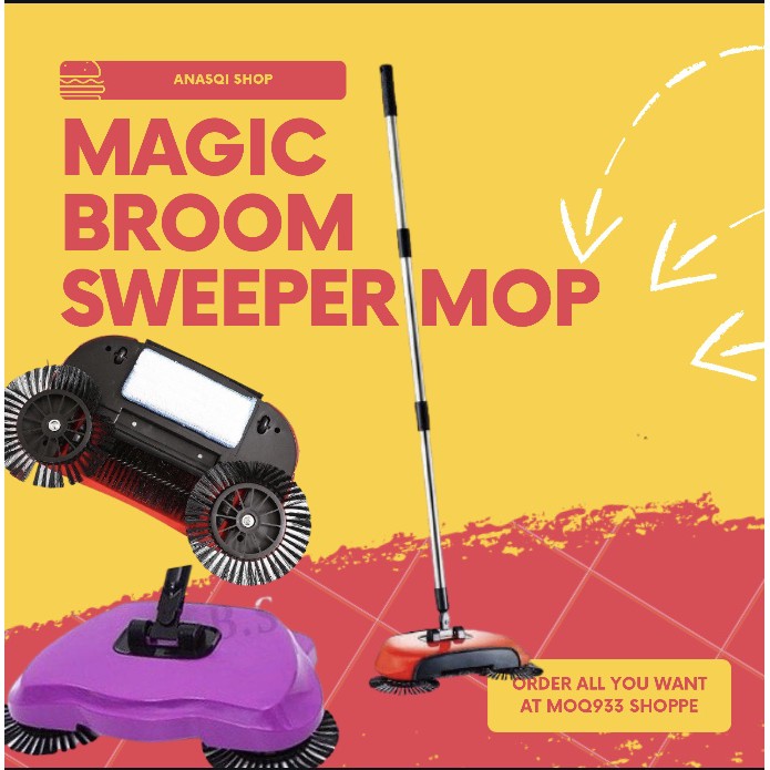 (READYSTOCK) MAGIC BROOM SWEEPER MOP Shopee Malaysia
