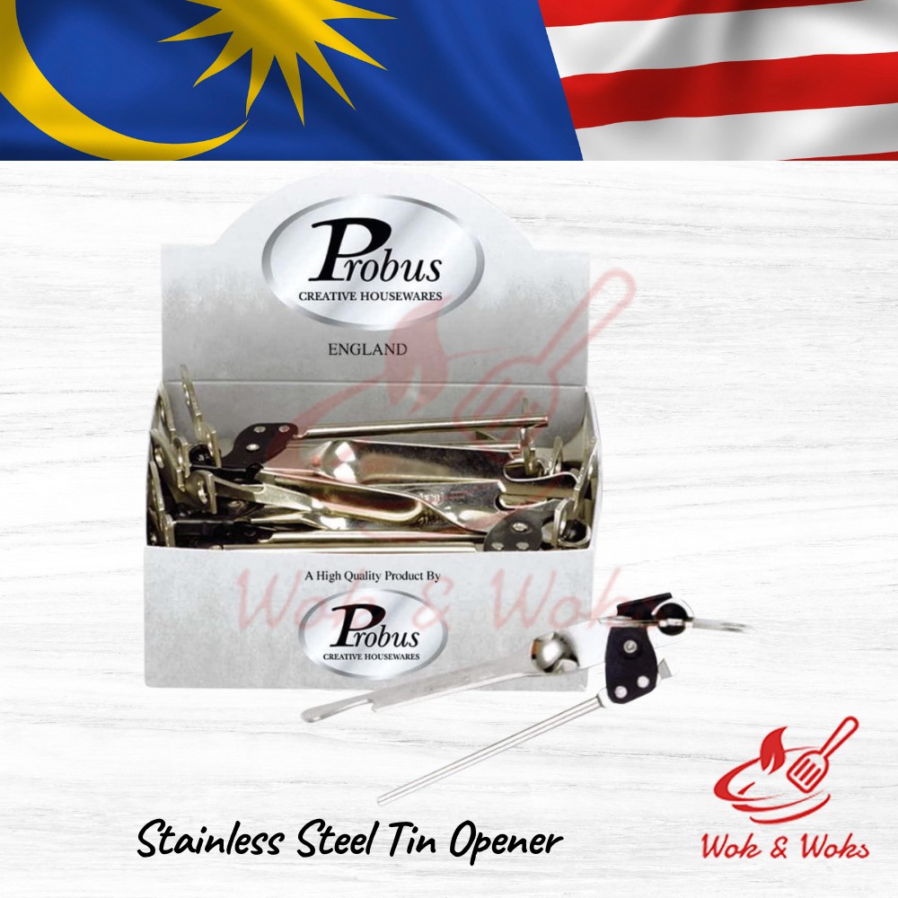 Probus Brand High Quality Stainless Steel Can Opener / Pembuka Tin Keluli Berkualiti Tinggi Jenama Probus