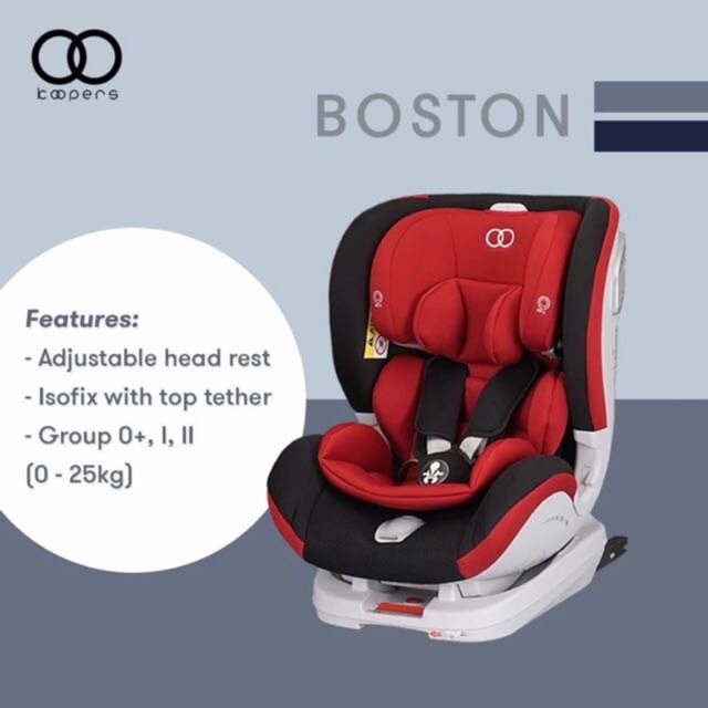 koopers boston isofix