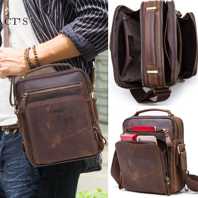 mens casual shoulder bags