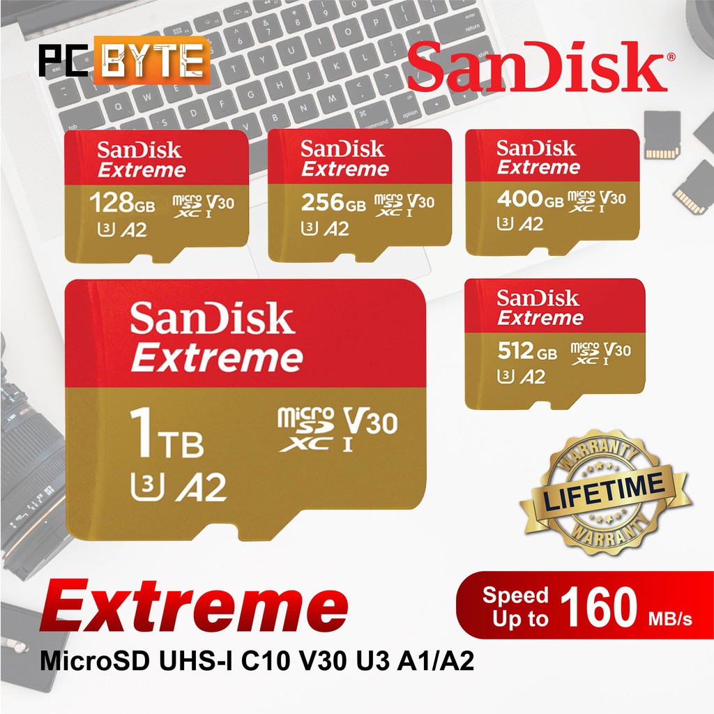 Sandisk Extreme Microsd Uhs I Memory Card 512gb 1tb Shopee Malaysia