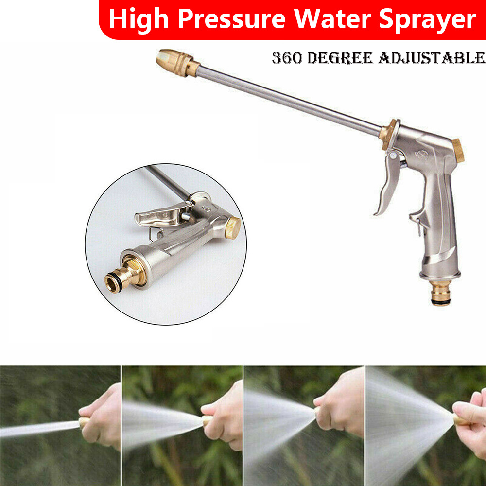 Metal Nozzle Manual Sprayer For Garden Hose, Car Wash, Shower Pet