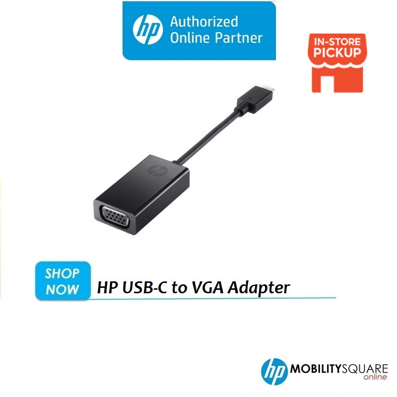 HP USB C to VGA Adapter N9K76AA Shopee Malaysia