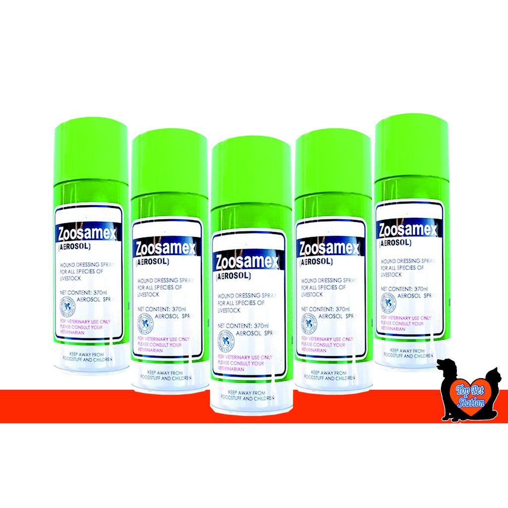Zoosamex Aerosol Pets Wound Dressing Spray 370ml Shopee Malaysia