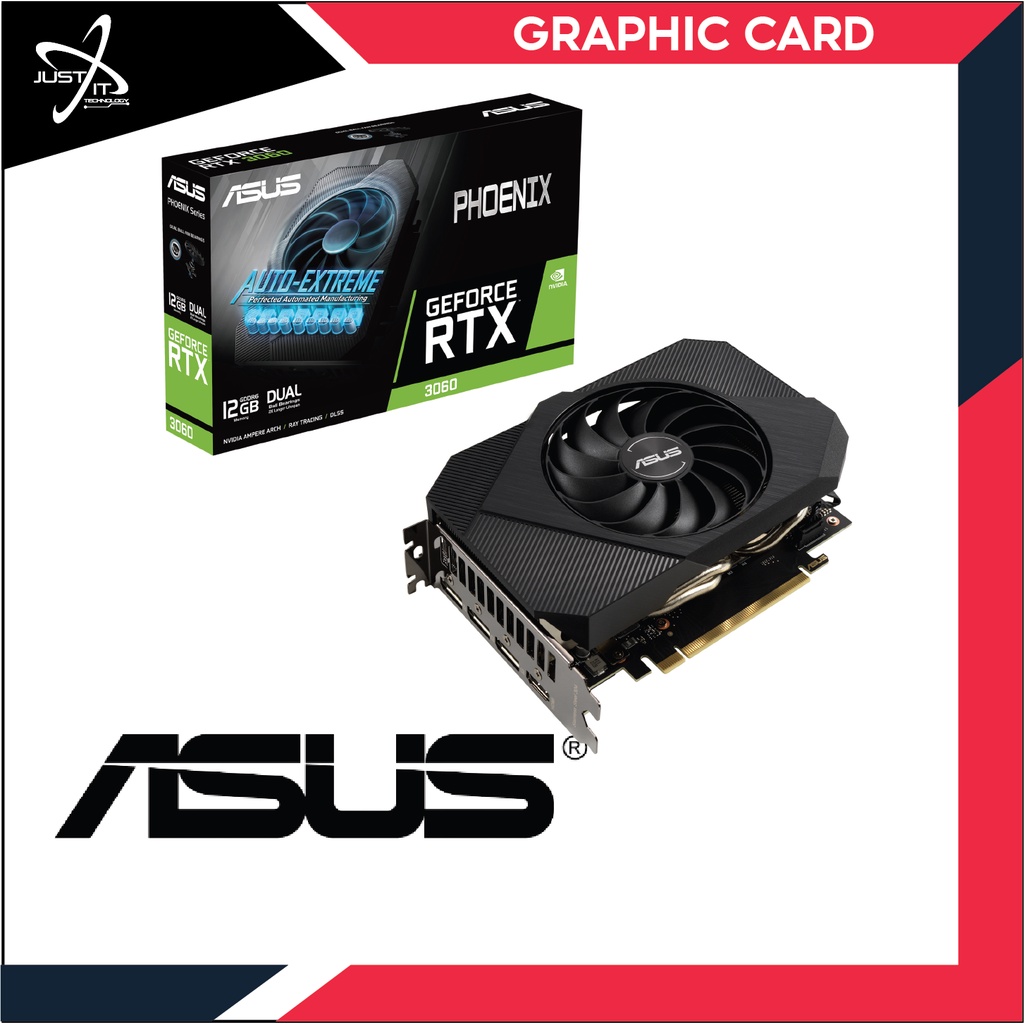 ASUS PH-RTX3060-12G-V2 RTX3060 12GB DDR6 VGA CARD | Shopee Malaysia