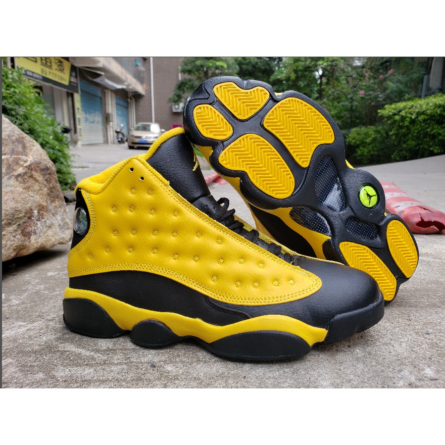 jordan yellow and black 13