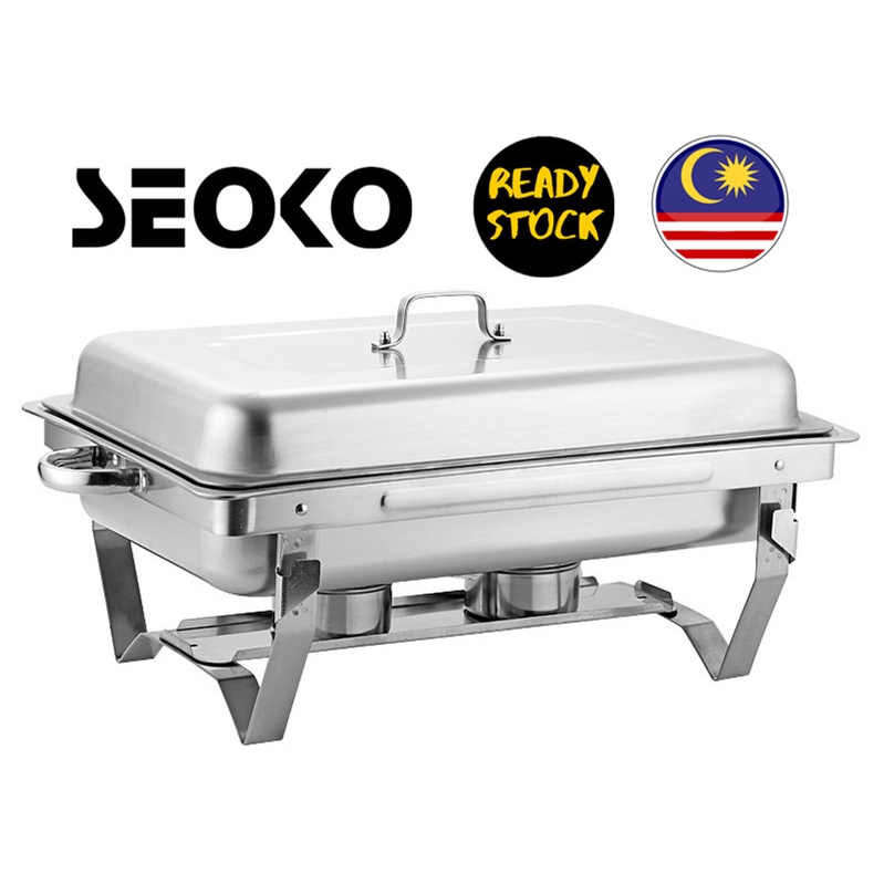 SEOKO KD037 10L Buffet Stainless Steel Serving Food Storage Container