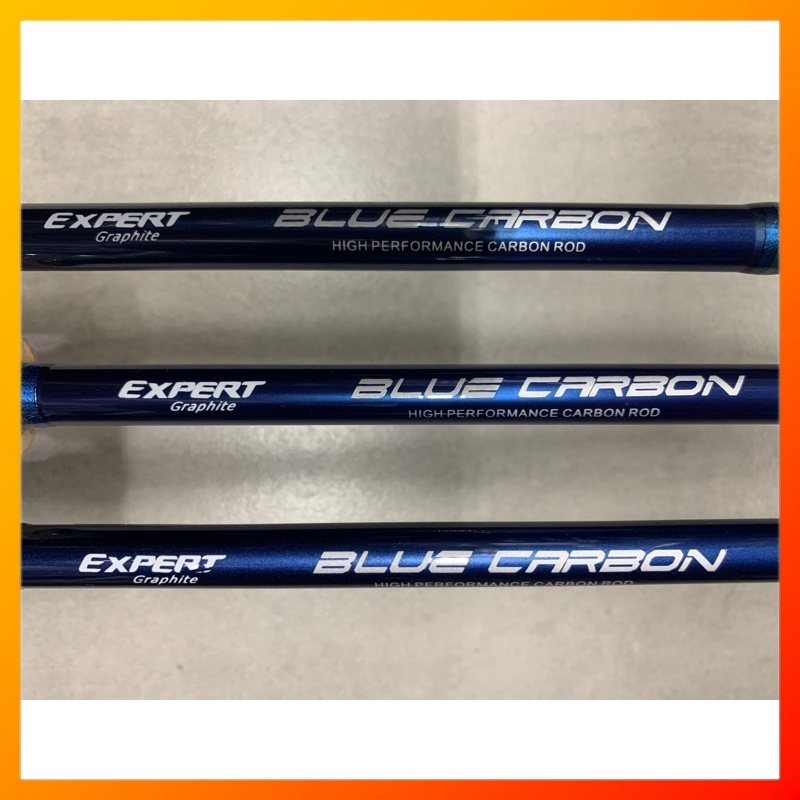 Expert Graphite Blue Carbon Spinning And Casting Fishing Rod | Shopee ...