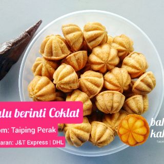 Bahulu Cermai Berinti Coklat  Peanut Butter  Starwberry 