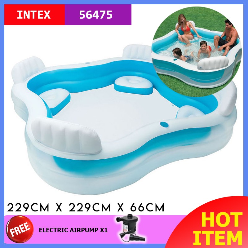 4 seat inflatable pool