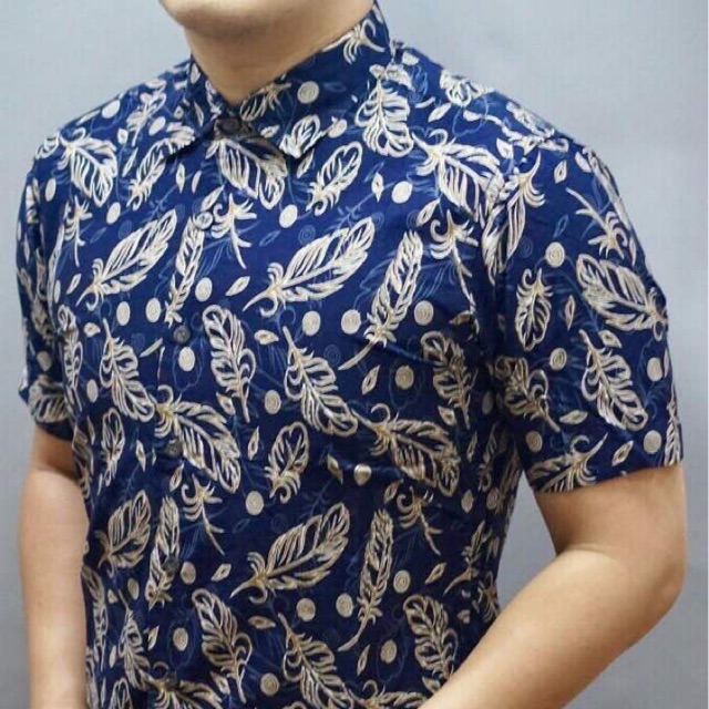 Kemeja Batik  Lelaki  Slim Fit Kumpulan Model Kemeja