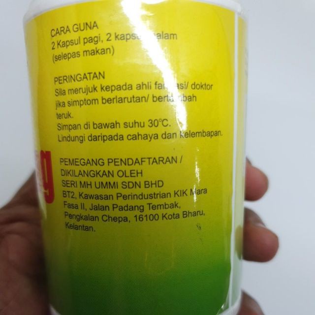 Kapsul Resdung Ummi Original 100 Kapsul Lulus Kkm Ready Stock Shopee Malaysia