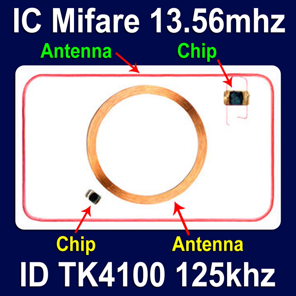 ID 125khz TK4100 + IC 13.56mhz MF1 Dual / Two Frequency RFID Access Card |  Shopee Malaysia