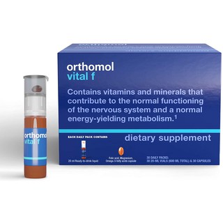 Orthomol Vital M Vial Men S Multivitamin 30 Day Supply Vitamins A B C D E K Iodine Omega 3 Shopee Malaysia