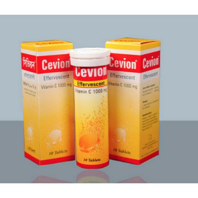 Cevion Effervescent Vitamin C 1000mg (10 tablets)EXP:03/22 ...