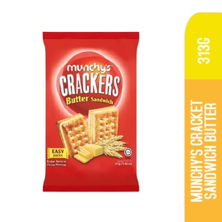 MUNCHY'S CRACKER SANDWICH BUTTER 饼干 BISKUT 313G 9556439887138 | Shopee ...