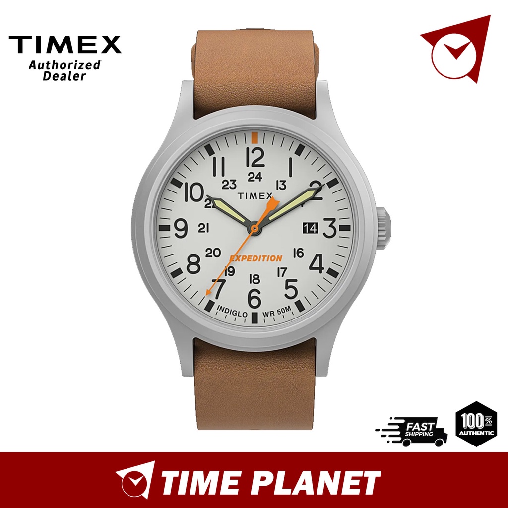 [Official Warranty] Timex Expedition North Sierra 40mm Leather Strap