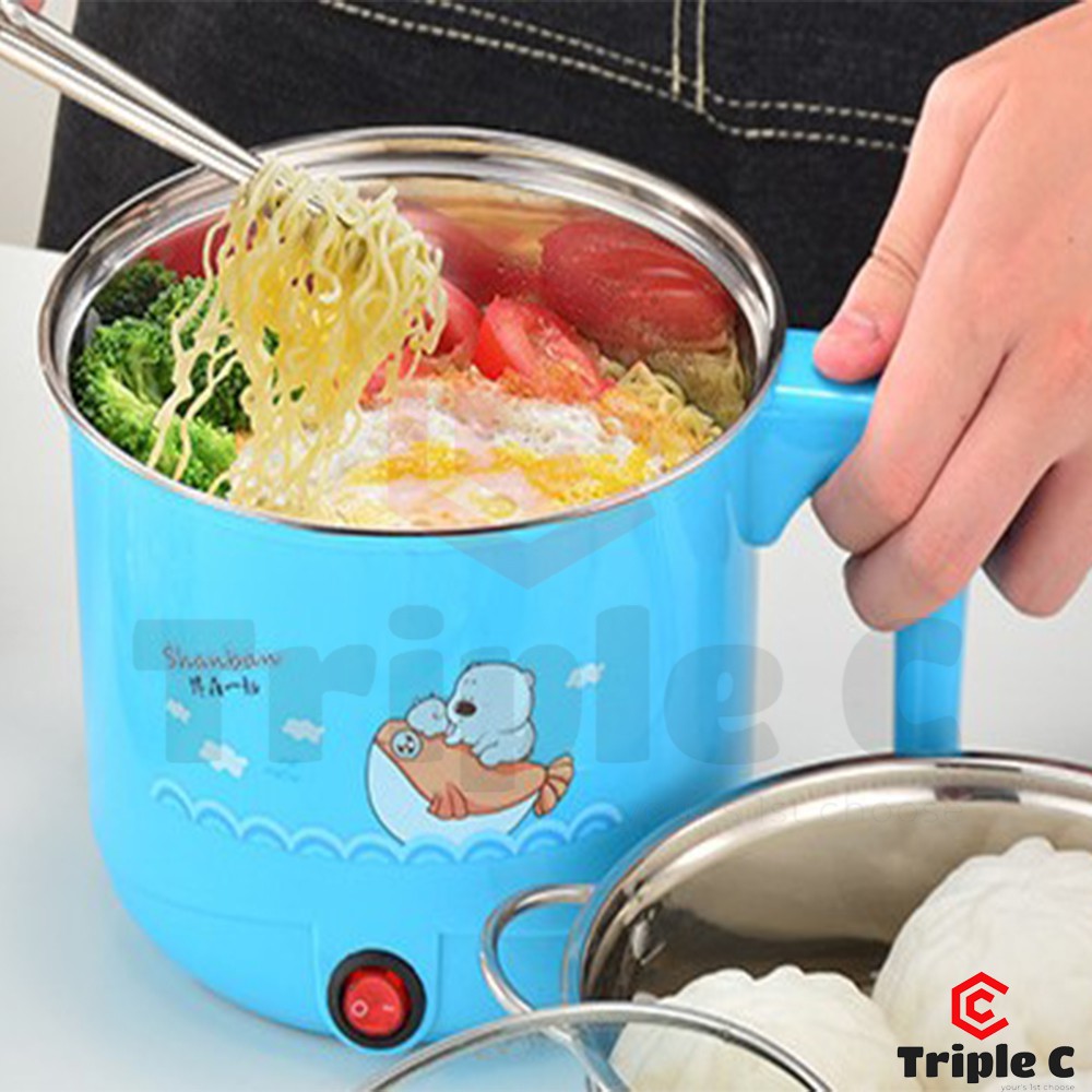 [Triple C] 1.8L Mini Multifunction Cooking Pot With Slow Fast Heating Function