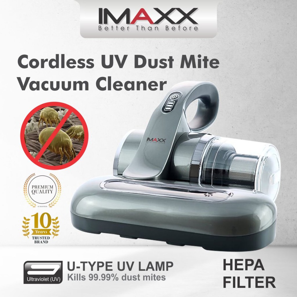 IMAXX Cordless Mattress UV Vacuum Cleaner UV101 Mite Killer(SIRIM