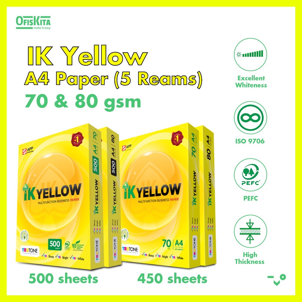 ik-yellow-a4-paper-70gsm-450-sheets-80gsm-500-sheets-5reams-maximum